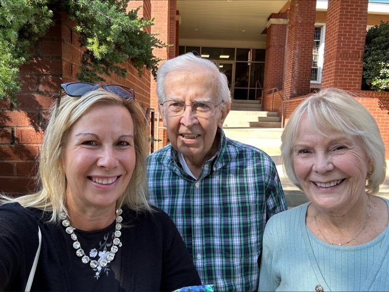 Sitting in Dad’s seat