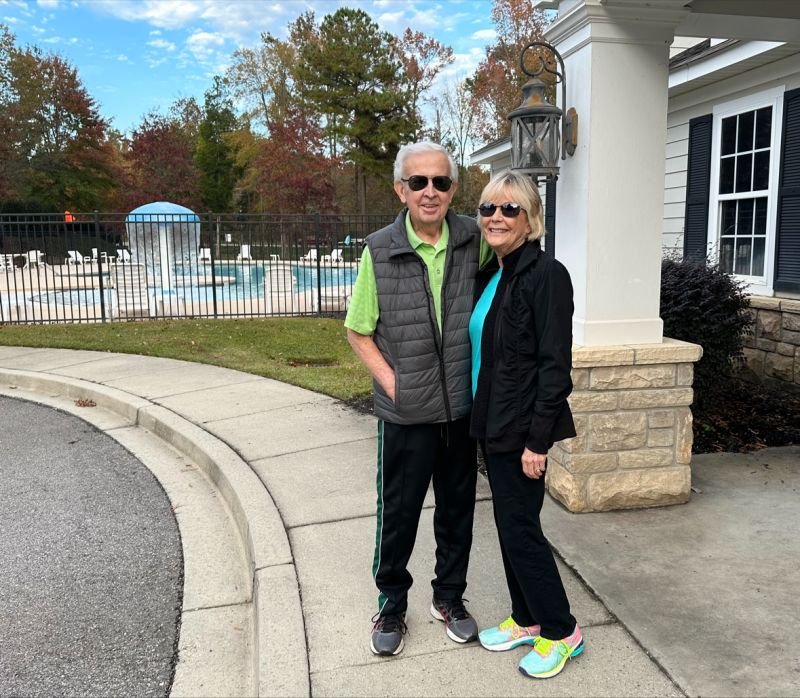 It takes patience to go for a walk