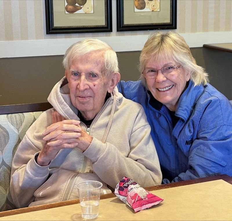 Dad is off to see the President